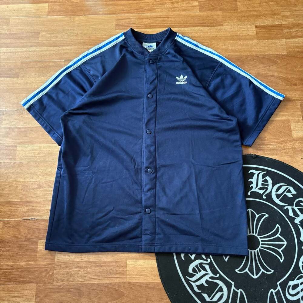1990s Adidas Snap Jersey L